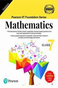 Pearson IIT Foundation Series - Maths - Class 7 (Old Edition)