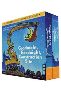 Goodnight, Goodnight, Construction Site and Steam Train, Dream Train Board Books Boxed Set