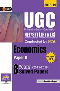 UGC NET/SET (JRF & LS) Paper II: Economics - 8 Years Solved Papers 2011-18