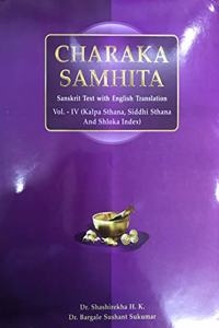 CHARAKA SAMHITA Vol.-V ( Sanskrit Text with English Translation )