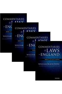 The Oxford Edition of Blackstone's: Commentaries on the Laws of England