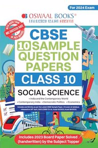 Oswaal Cbse Sample Question Papers Class 10 Social Science Book