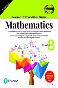 Pearson IIT Foundation Series - Maths - Class 8 (Old Edition)