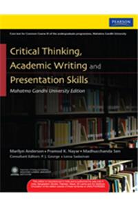 Critical Thinking, Academic Writing and Presentation Skills