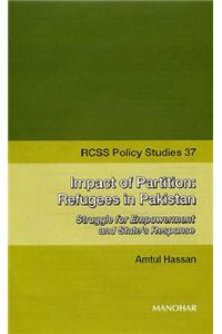 Impact of Partition -- Refugees in Pakistan