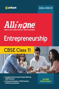 CBSE All In One Entrepreneurship Class 11 2022-23 Edition