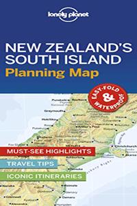Lonely Planet New Zealand's South Island Planning Map 1