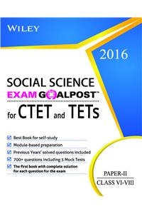 Wiley'S Social Science (Paper Ii : Class Vi - Viii) For Ctet And Tets