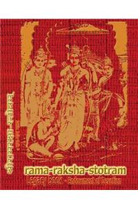 Rama-Raksha-Stotram Legacy Book - Endowment of Devotion