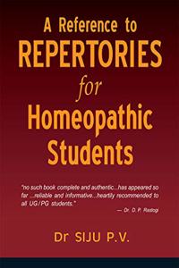 A Reference to Repertories for Homeopathic Students