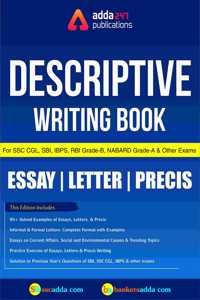 Descriptive Writing Book For Ssc, Ibps Po And Other Bank Exams (English Printed Edition) By Adda247 Publications