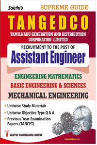 Tangedco (Tneb) Assistant Engineer Exam Guide With Mechanical Engineering (Engineering Mathematics And Basic Engineering & Sciences Included) Study Materials, Previous Year Exam Papers (Tancet) / 2020
