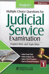 Singhal Law Publications Multiple Choice Question For Judicial Services Examination Volume 1 (Chapter-Wise And Topic-Wise) 2Nd Edition [Paperback] Singhal