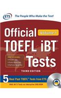 Official TOEFL IBT Tests Volume 1, Third Edition