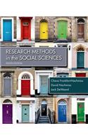 Research Methods in the Social Sciences