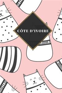 Côte d'Ivoire: Carnet de voyage ligné - Journal de voyage pour hommes et femmes avec lignes