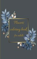 Flowers coloring book