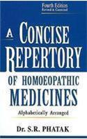 Concise Repertory of Homeopathic Medicines