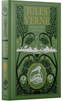 Jules Verne:A Collection Of Novels : Five Weeks in a Balloon/ Around the World in Eighty Days/ A Journey To The Centre of the Earth / Twenty Thousand Leagues Under The Sea(Leather-bound)