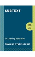 Subtext: 24 Literary Postcards