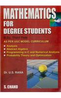 Mathematics For Degree Students