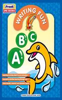 Frank EMU Books Writing Fun ABC - English Alphabet Capital Letters Learning and Writing Activity Book for Kids