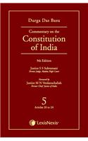 Commentary on Constitution of India Vol 5