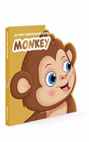 MyÂ FirstÂ ShapedÂ BoardÂ bookÂ - Monkey, Die-Cut Animals, Picture Book for Children