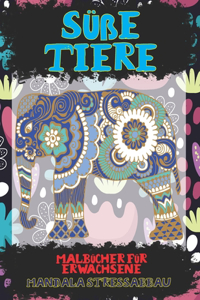 Malbücher für Erwachsene - Mandala Stressabbau - Süße Tiere