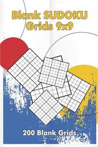 Blank Sudoku Grids 9x9, 200 Blank Grids
