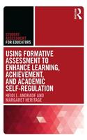 Using Formative Assessment to Enhance Learning, Achievement, and Academic Self-Regulation