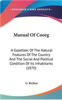 Manual Of Coorg