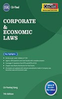 Taxmanns CRACKER for Corporate & Economic Laws - The Most Updated & Amended Book with 600+ Questions & Case Studies with Answers for Past Exam Questions of CA Final | New Syllabus