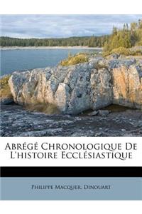 Abrege Chronologique de L'Histoire Ecclesiastique