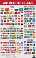 Charts: World of Flags Charts (Educational Charts for kids)