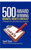 500 Award Winning Business Secrets Checklist