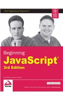 Beginning Javascript, 3Rd Ed