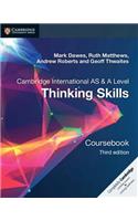 Cambridge International As/A Level Thinking Skills Coursebook