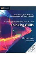 Cambridge International AS/A Level  Thinking Skills Coursebook