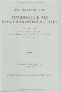 Wilhelm Dilthey-Gesammelte Schriften