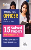 Arihant IBPS RRBs Officer Scale 1 (CRP-XII) 15 Solved Papers Pre Exam 2023