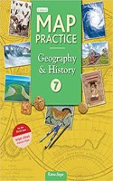 Map Practice Book Class - 7