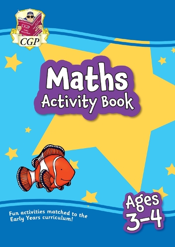 Maths Activity Book for Ages 3-4 (Preschool): (CGP Preschool Activity Books and Cards)