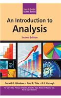 An  Introduction To Analysis