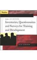 Pfeiffer's Classic Inventories, Questionnaires, and Surveys for Training and Development