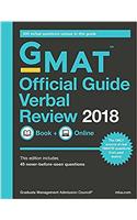 GMAT Official Guide 2018 Verbal Review: Book/Online