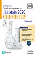 Complete Companion for JEE Main 2020 Chemistry Volume 2 | Previous 18 Year's AIEEE/JEE Mains Questions | Fifth Edition | By Pearson