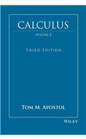Calculus, Volume 2