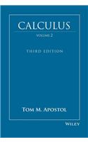 Calculus, Volume 2