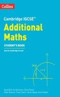 Cambridge IGCSE™ Additional Maths Student’s Book